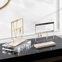 Aria Travertine Jewelry Rack