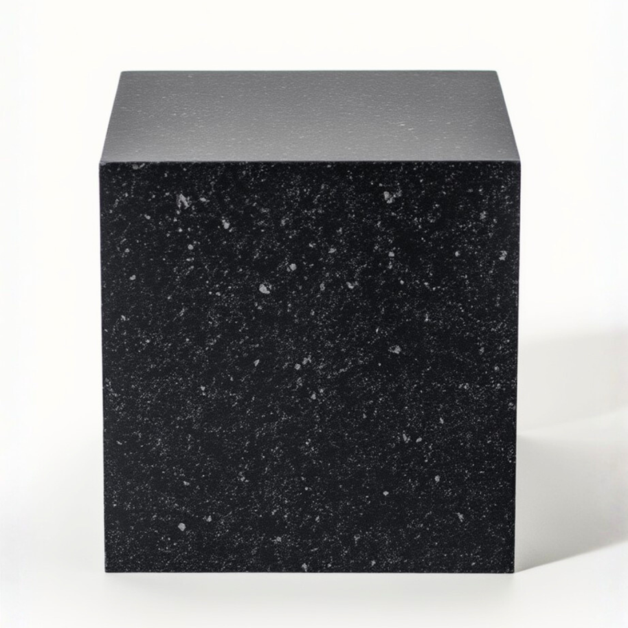 Table 1 V2 - Luxe Natuursteen Bijzettafel – Minimalistisch Sculpturaal Design