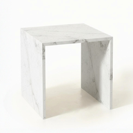 Table 1 V2 - Luxe Natuursteen Bijzettafel – Minimalistisch Sculpturaal Design