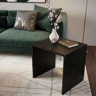 Table 1 V2 - Luxe Natuursteen Bijzettafel – Minimalistisch Sculpturaal Design