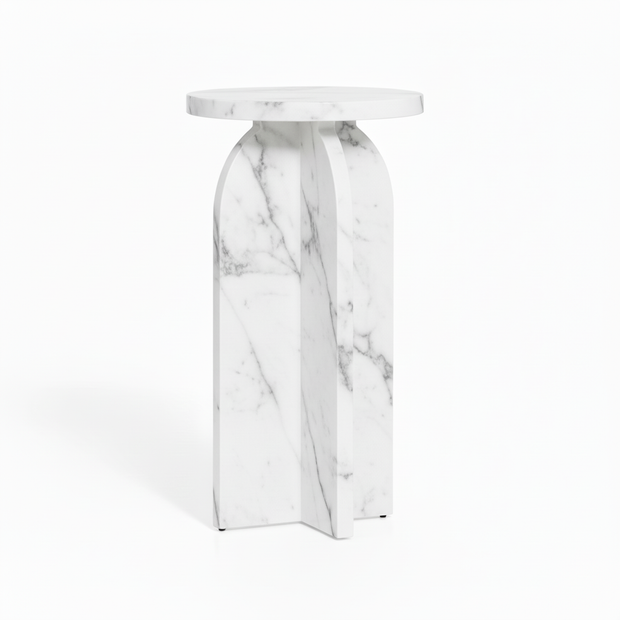 Aurelio Natuursteen Zuiltafel – Minimalistisch Design