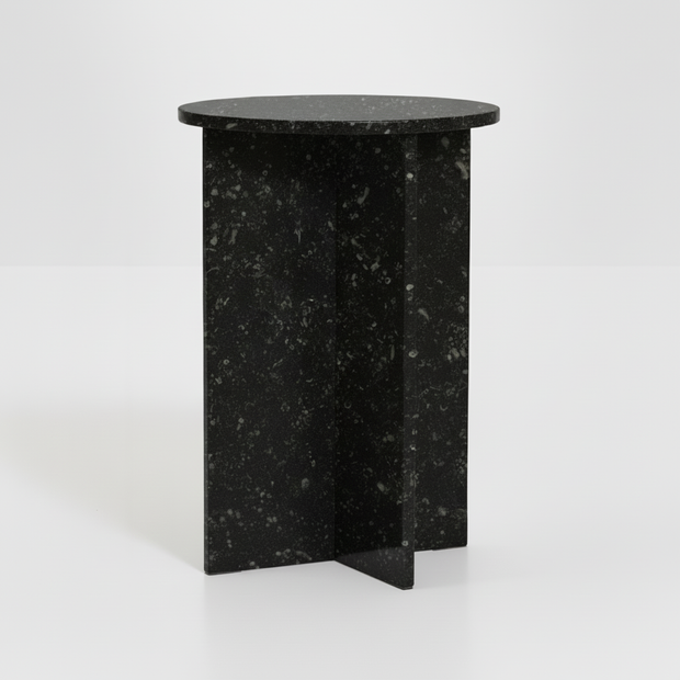 Verano Natuursteen Bijzettafel – Luxe Rond Design