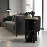 Verano Natuursteen Bijzettafel – Luxe Rond Design