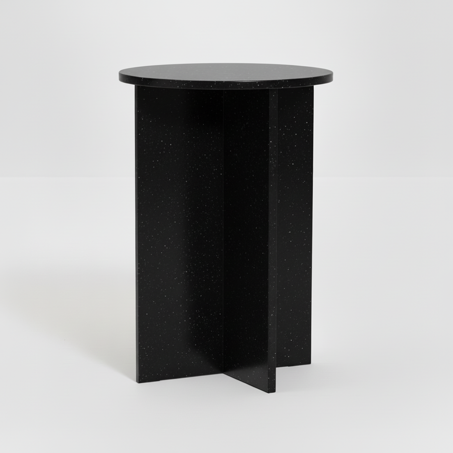 Verano Natuursteen Bijzettafel – Luxe Rond Design