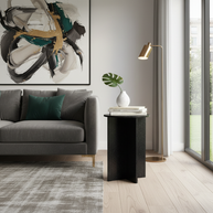 Verano Natuursteen Bijzettafel – Luxe Rond Design