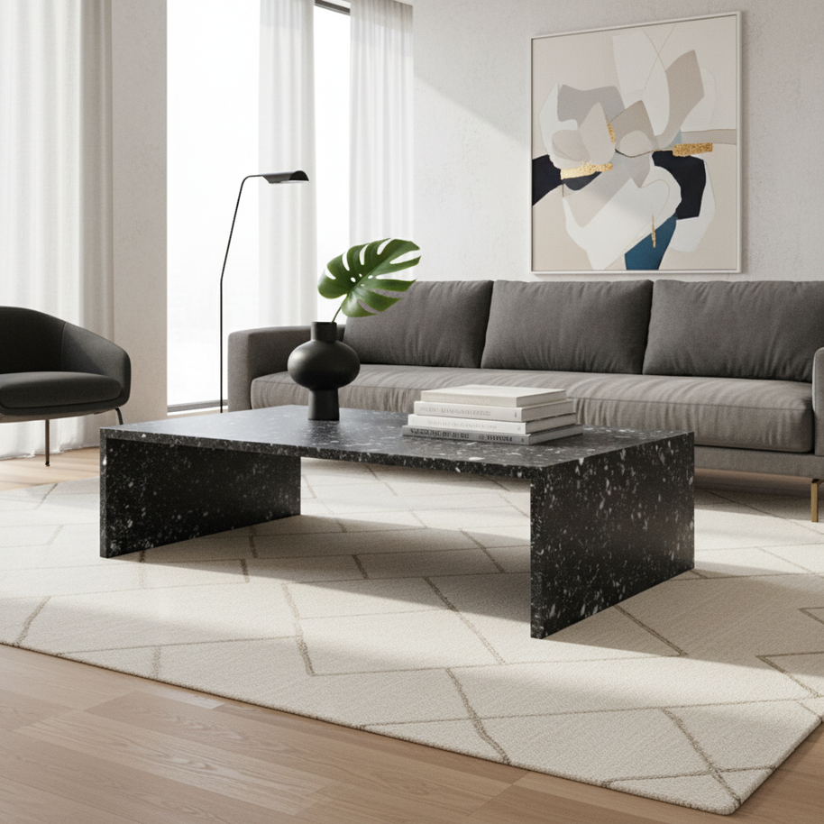 Lioro Natuursteen Salontafel – Strak Minimalistisch Design