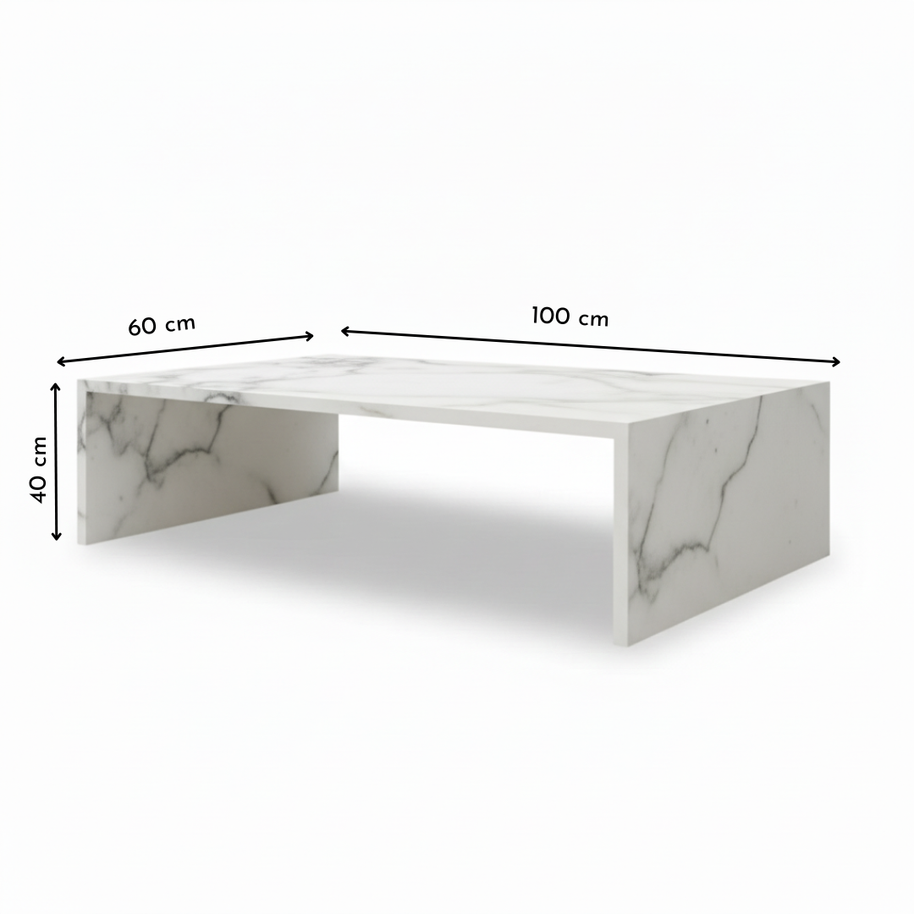 Lioro Natuursteen Salontafel – Strak Minimalistisch Design