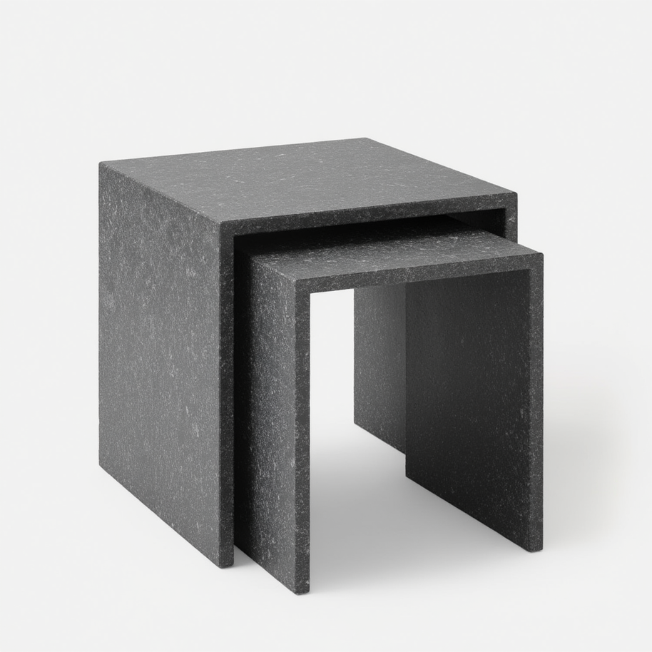 Table 2 V2 (2) - Alba Natuursteen Bijzettafels – Set van 2 | Portugees Design