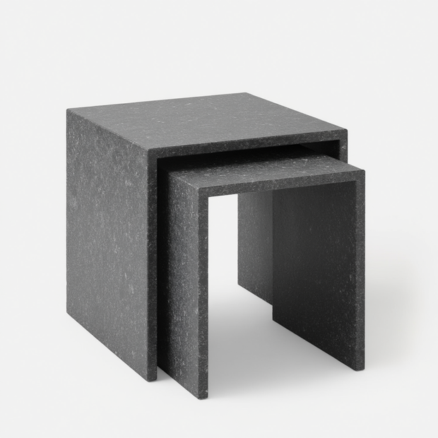 Table 2 V2 (2) - Alba Natuursteen Bijzettafels – Set van 2 | Portugees Design