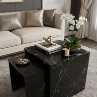 Table 2 V2 (2) - Alba Natuursteen Bijzettafels – Set van 2 | Portugees Design