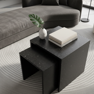 Table 2 V2 (2) - Alba Natuursteen Bijzettafels – Set van 2 | Portugees Design