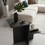 Table 3 V2 - Noiré Natuursteen Bijzettafel – Luxe Minimalistisch Design