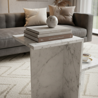 Table 3 V2 - Noiré Natuursteen Bijzettafel – Luxe Minimalistisch Design