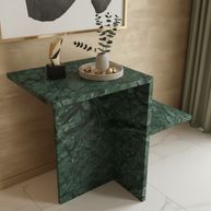 Table 3 V2 - Noiré Natuursteen Bijzettafel – Luxe Minimalistisch Design