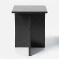 Table 3 V2 - Noiré Natuursteen Bijzettafel – Luxe Minimalistisch Design