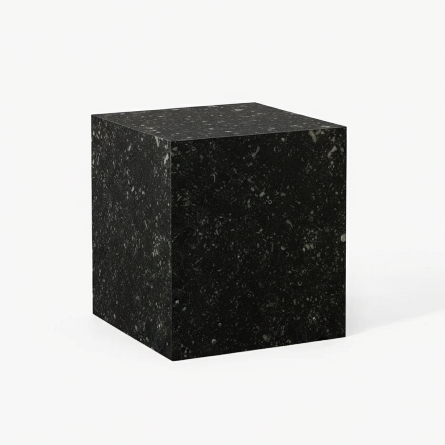 Montero Natuursteen Bijzettafel – Minimalistisch Kubus Design