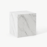 Montero Natuursteen Bijzettafel – Minimalistisch Kubus Design