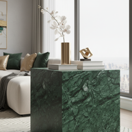 Montero Natuursteen Bijzettafel – Minimalistisch Kubus Design