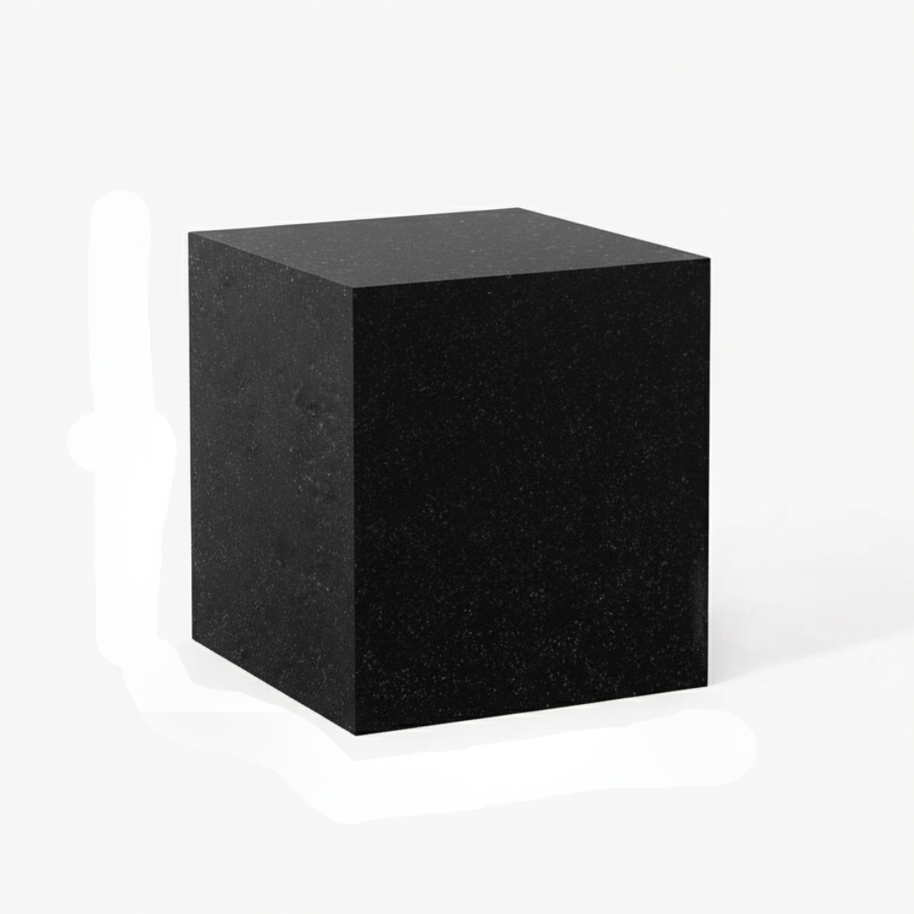 Montero Natuursteen Bijzettafel – Minimalistisch Kubus Design