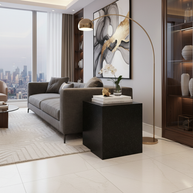 Montero Natuursteen Bijzettafel – Minimalistisch Kubus Design