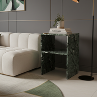 Nerano Naturstein Beistelltisch – Modernes Minimalistisches Design