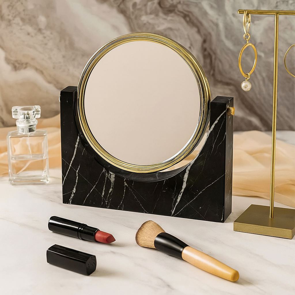 Luxury Marble Double-Sided Mirror