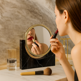 Luxury Marble Double-Sided Mirror