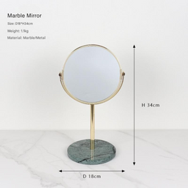 Luxe Marble Makeup Mirror