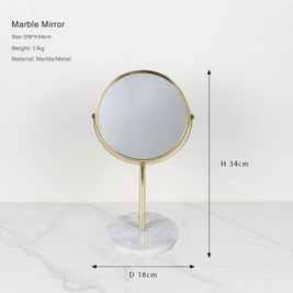 Luxe Marble Makeup Mirror