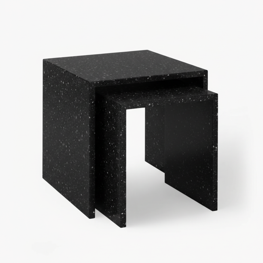 Table 2 V2 (2) - Alba Natuursteen Bijzettafels – Set van 2 | Portugees Design