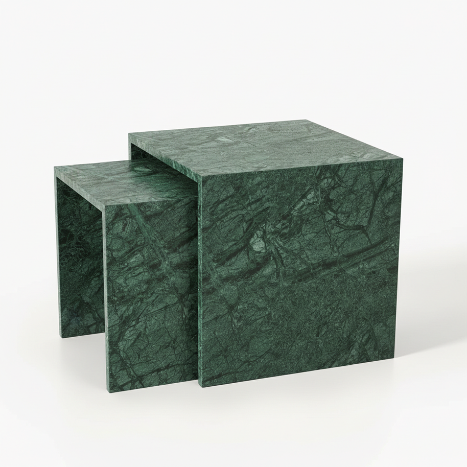 Table 2 V2 (2) - Alba Natuursteen Bijzettafels – Set van 2 | Portugees Design