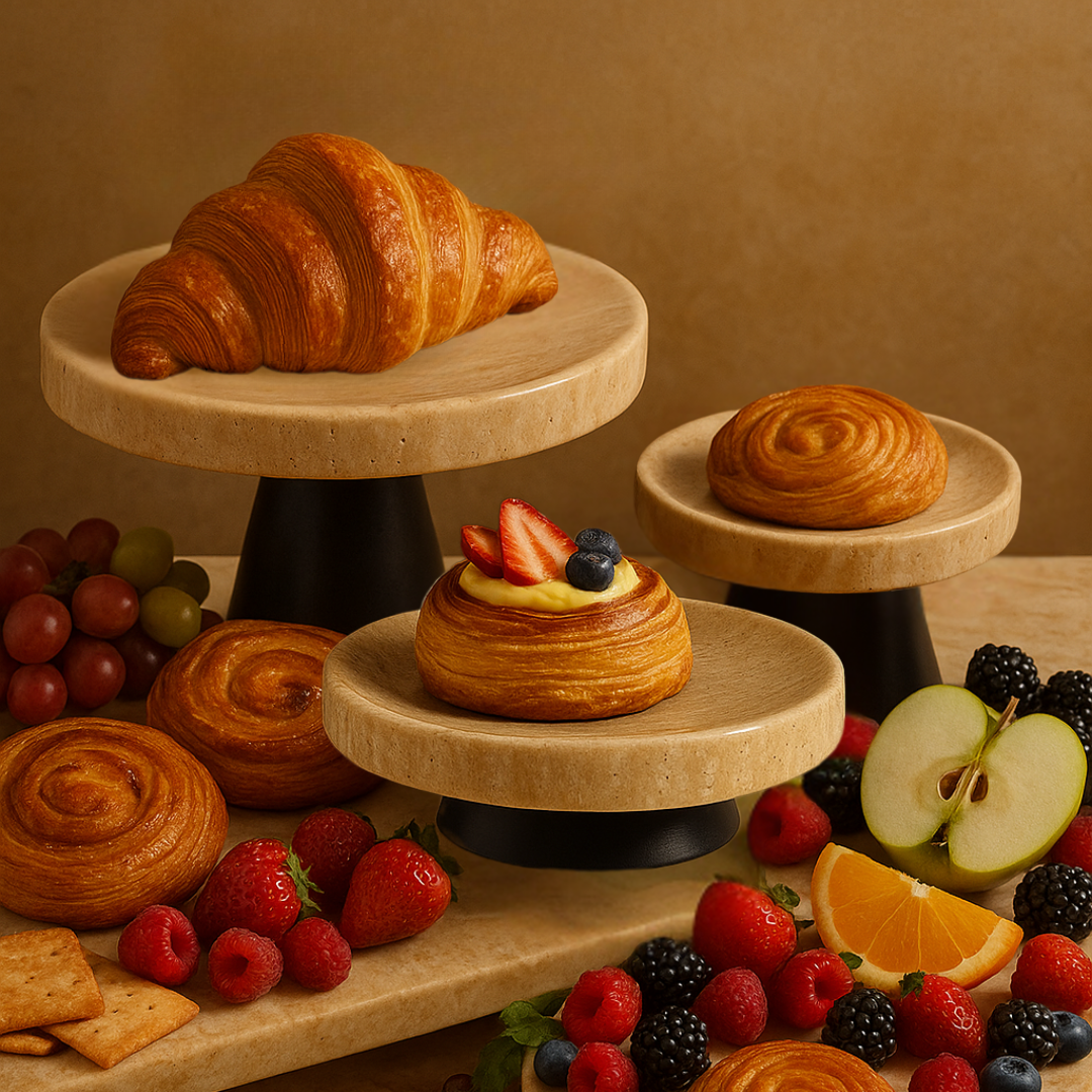 Montera Travertine Pedestal Stand – 3 Sizes