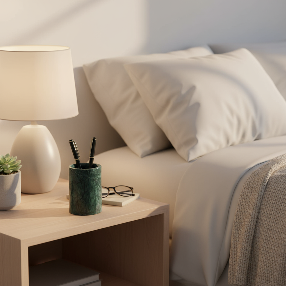 Marquina Marble Storage Cup