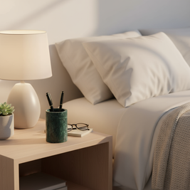 Marquina Marble Storage Cup