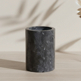 Marquina Marble Storage Cup