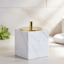 Eterna Marble Cotton Swab Box