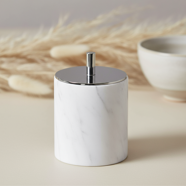 Lumia Marble Cotton Swab Box