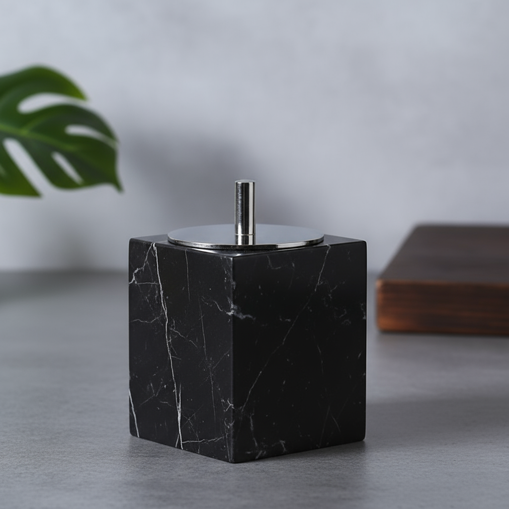 Eterna Marble Cotton Swab Box