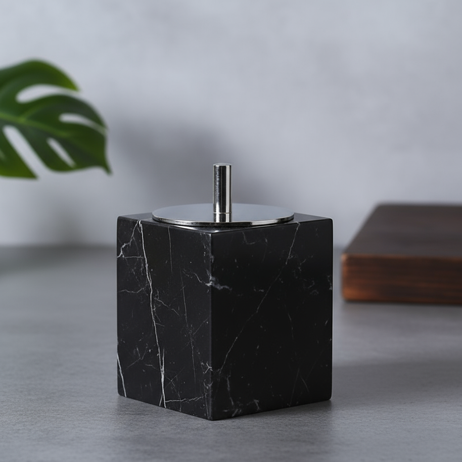 Eterna Marble Cotton Swab Box