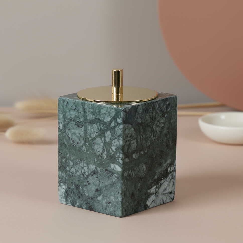 Eterna Marble Cotton Swab Box