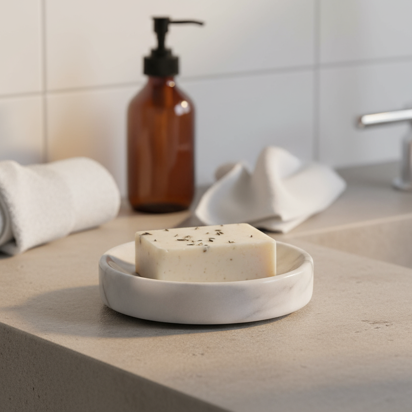 Solace Marble Soap Dish