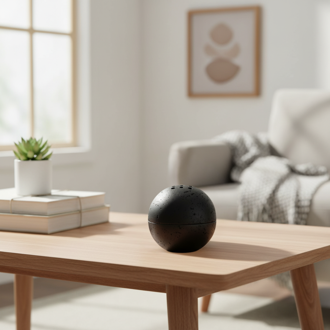 Auralis Stone Sphere Incense Holder