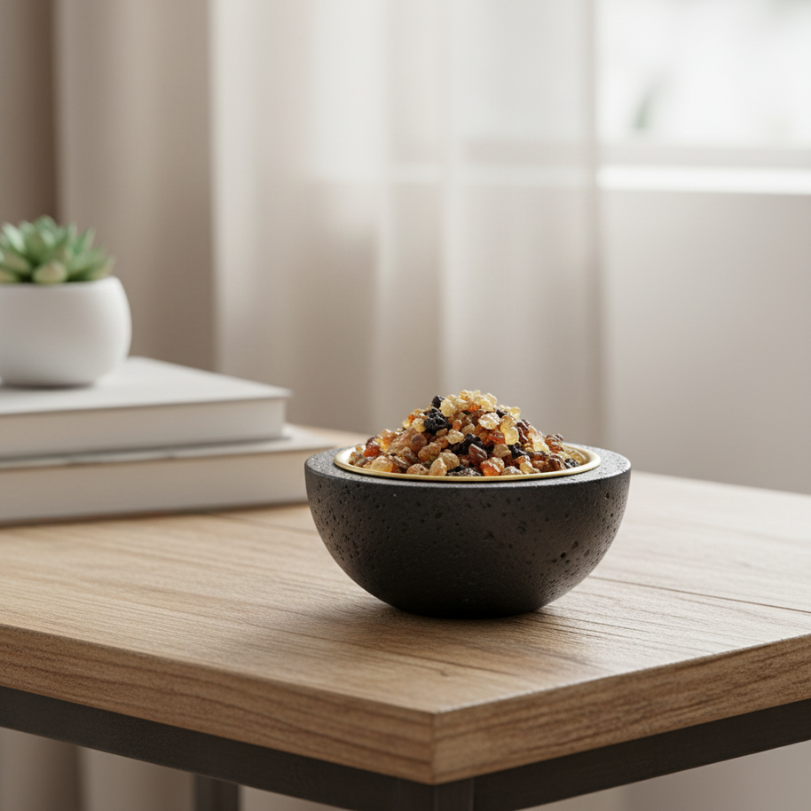 Arvion Stone Incense Bowl