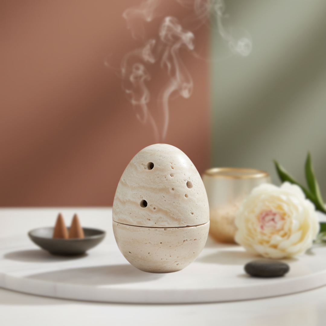 Ovalo Stone Incense Burner