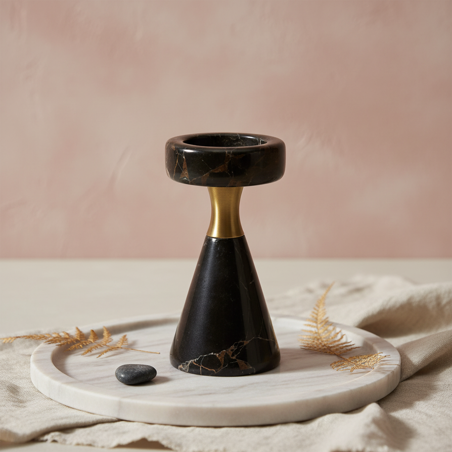 Varenna Marble Candle Holder