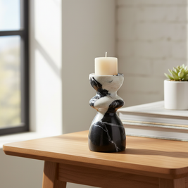 Eden Marmor Kerzenhalter