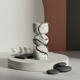 Verden Marble Candle Holder