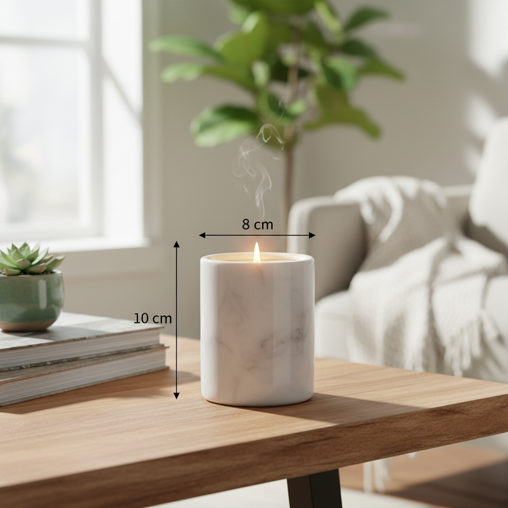 Noirex Marble Candle Holder