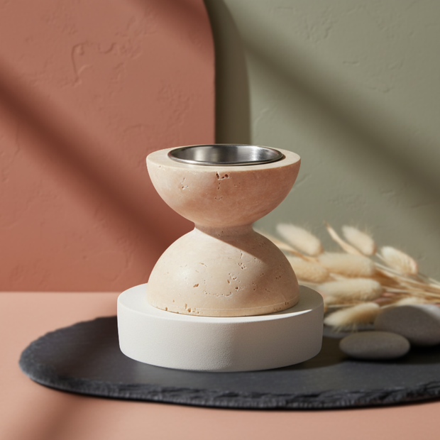 Varenna Stone Candle Holder