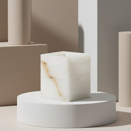 Arezzo Marble Stone Pen Holder